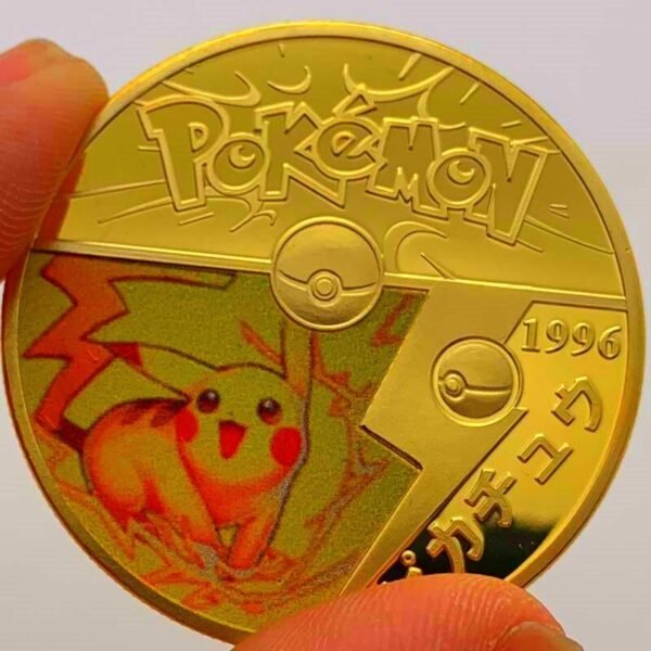 Pièces Collection Pikachu Dorées - 9