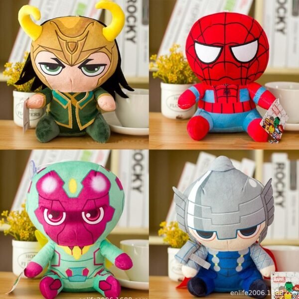 Peluches super-héros Marvel