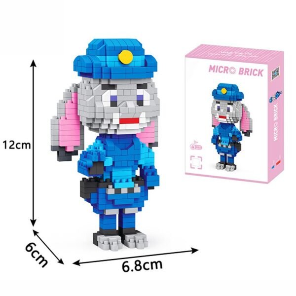 Blocs de construction dessins animés Lapin et Renard - 10