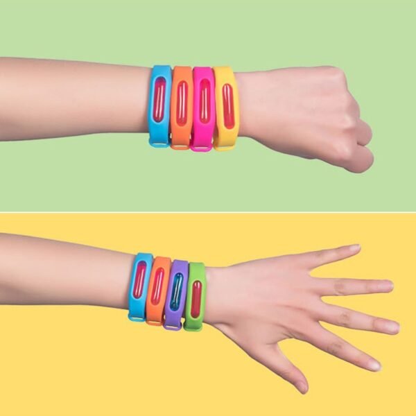 Bracelet anti-moustiques en silicone - 10