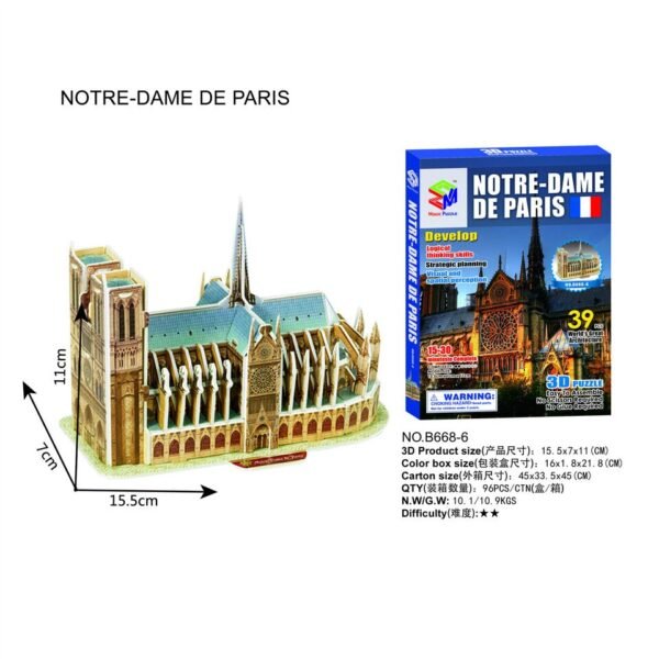 Maquette de Monuments Célèbres en 3D - 20