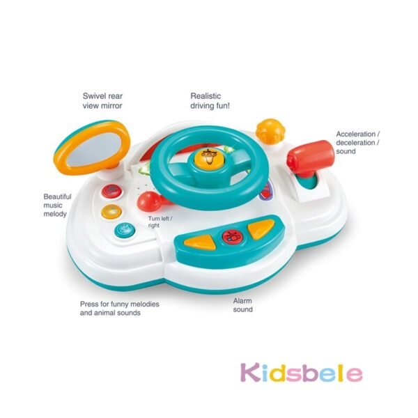Volant musical interactif pour bébés - 4