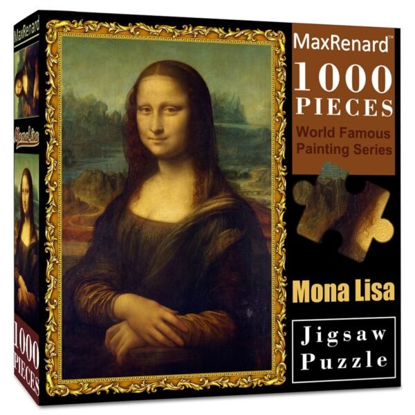 Puzzle 1000 pièces "La Joconde de Da Vinci" - 25