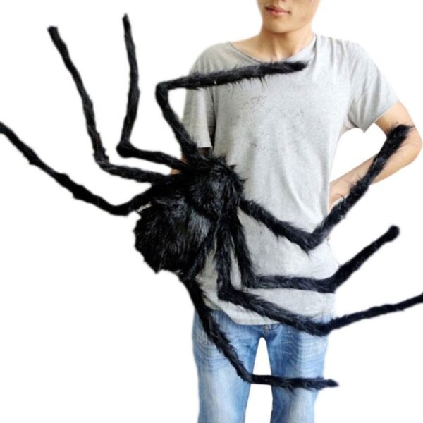 Araignée géante en peluche pour Halloween - 2