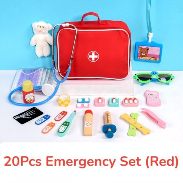 Kit de Médecin en Bois - 13