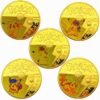 Pièces Collection Pikachu Dorées