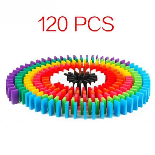 Domino en Bois Arc-en-ciel - 2