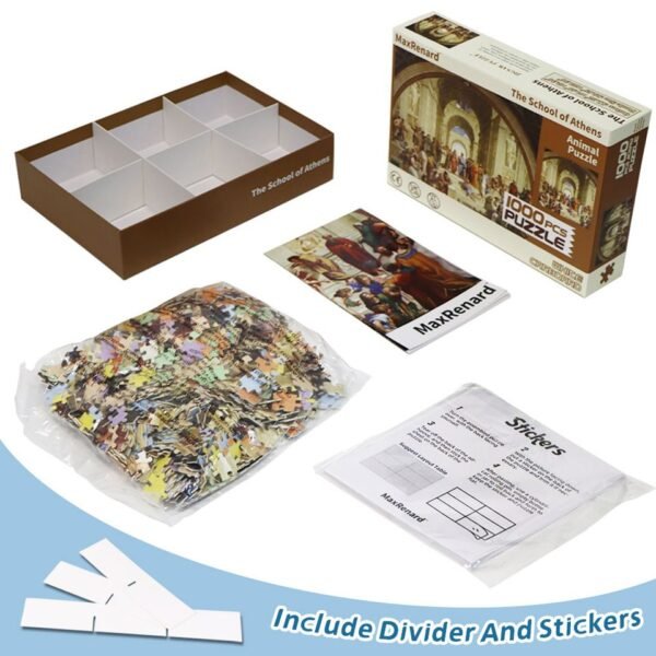 Puzzle 1000 pièces "L'école d'Athènes" - 4