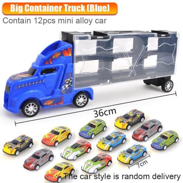 Camion Porte-Voitures avec Miniatures - 2