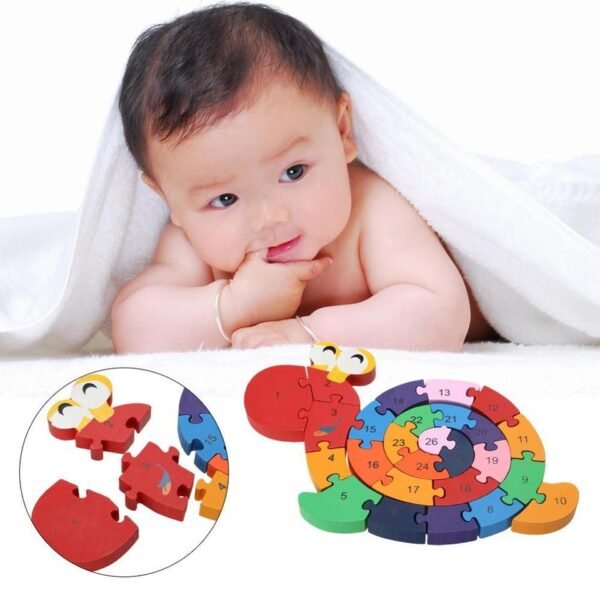 Puzzle animaux en bois - 3