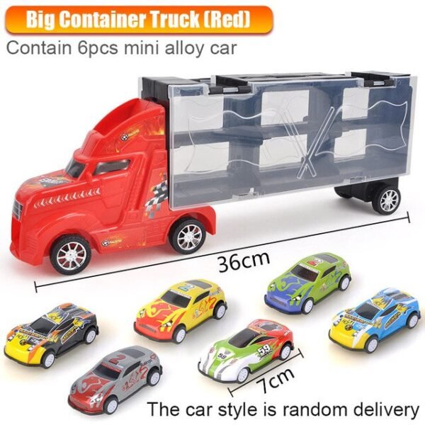 Camion Porte-Voitures avec Miniatures - 17