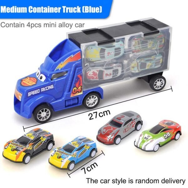 Camion Porte-Voitures avec Miniatures - 8