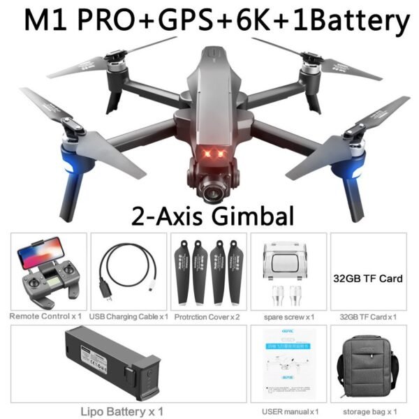 Drone 4K avec Caméra Stabilisée - 2
