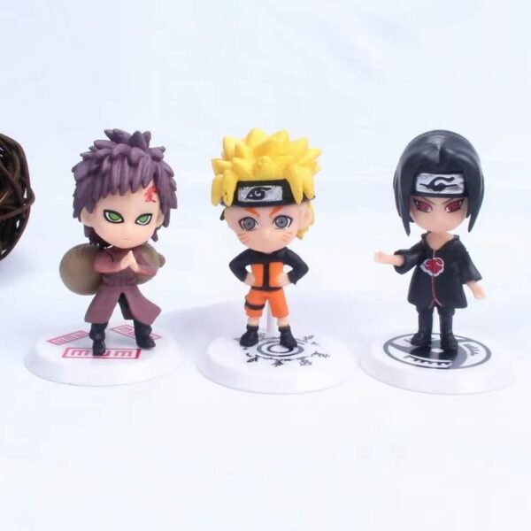 Lot de 6 Figurines "Naruto Shippuden" Kakashi Version Q - 3