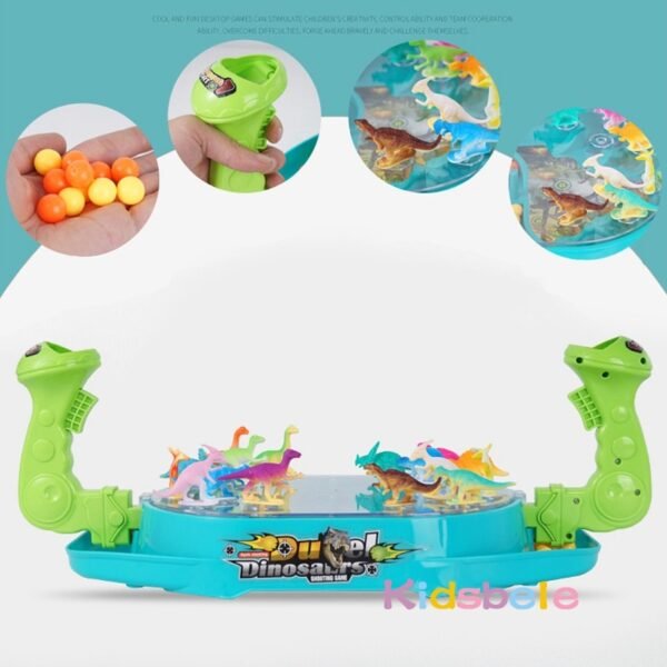 Jeu de catapulte à billes dinosaure - 4