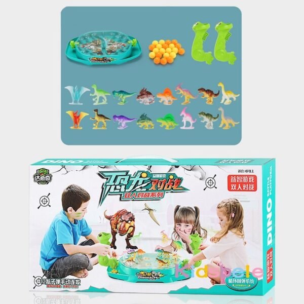 Jeu de catapulte à billes dinosaure - 3