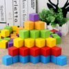 Cubes en Bois Colorés