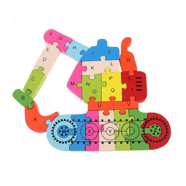 Puzzles en Bois 3D Thème Cartoon - 1