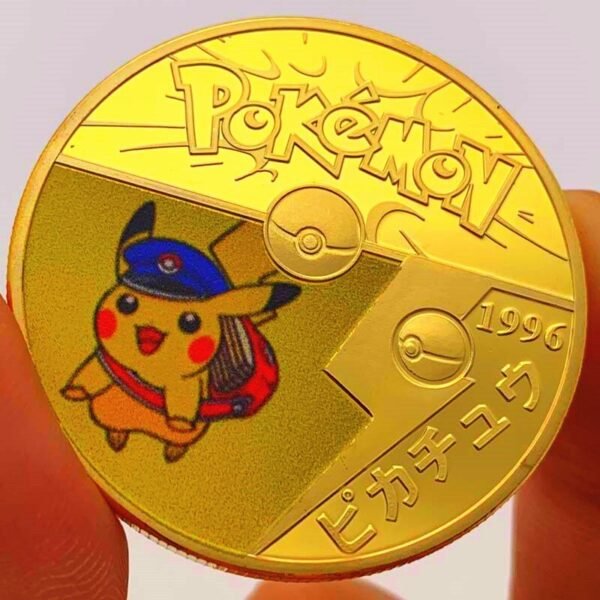 Pièces Collection Pikachu Dorées - 1