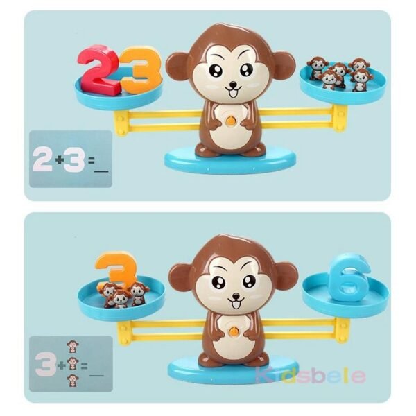 Jeu de Balance Singe Mathématique - 4