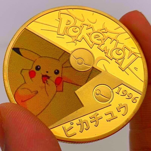 Pièces Collection Pikachu Dorées - 4