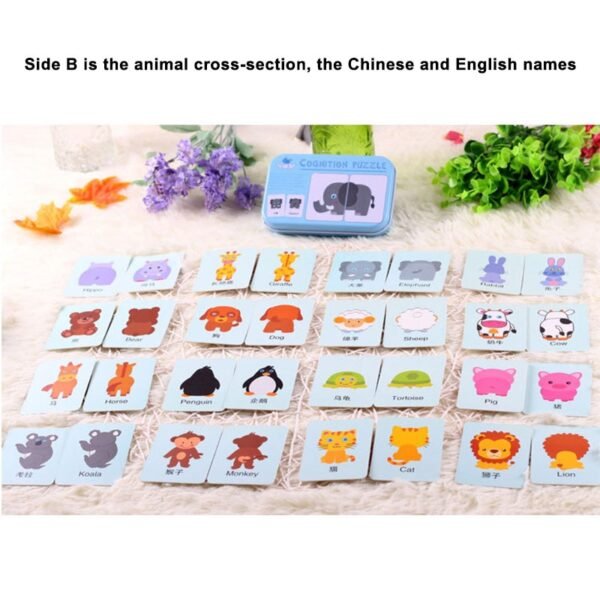 Cartes puzzles Montessori - 4