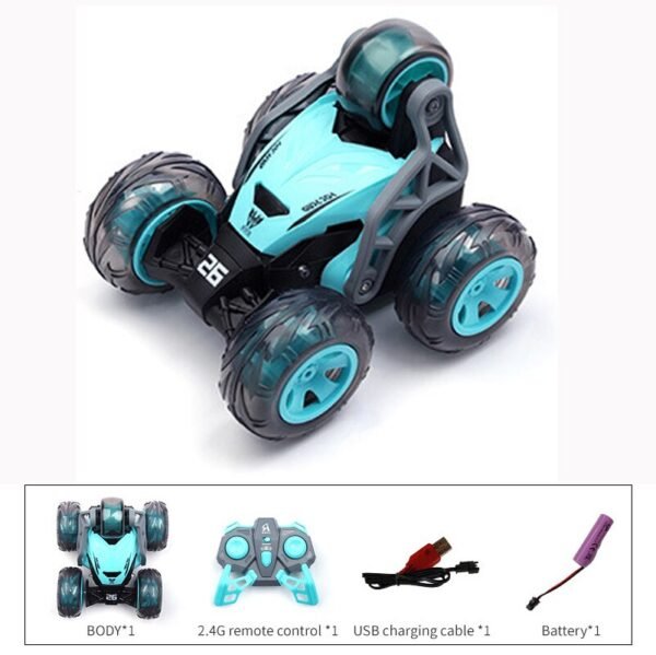 Voiture cascadeuse 5 roues - 5