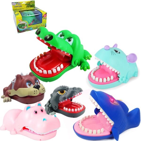 Jeu de crocodile qui mord