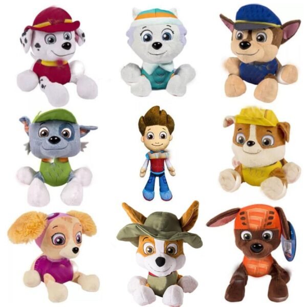 Peluches Patrouille de chiots style Tang (ensemble de 6) - 13