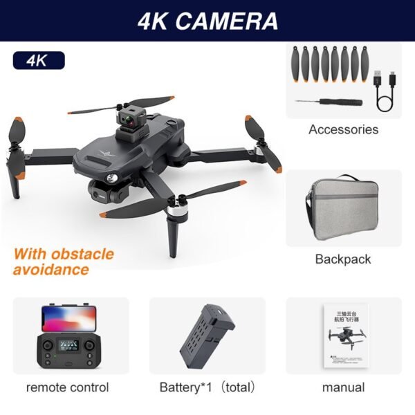 Drone à double caméra avec évitement d'obstacles - 3
