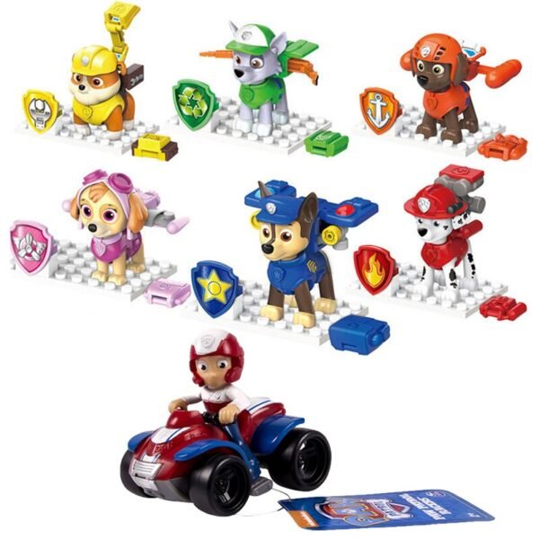 Figurines d'action Patrouille de chiots (ensemble de 6) - 7