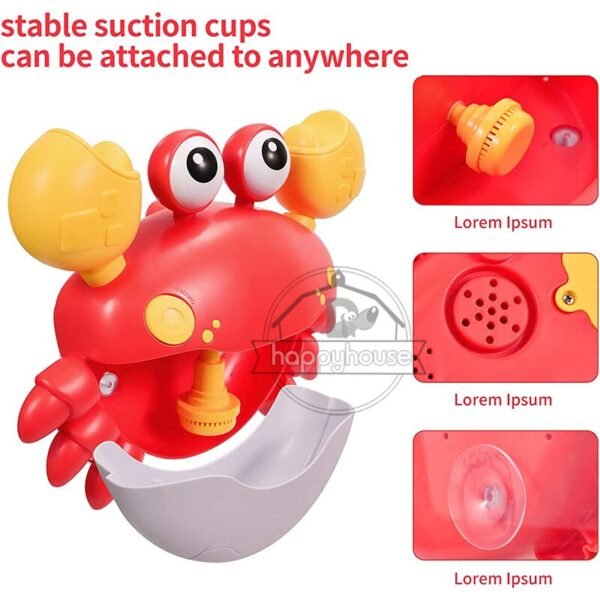 Machine à Bulles Crabe pour le Bain - 11