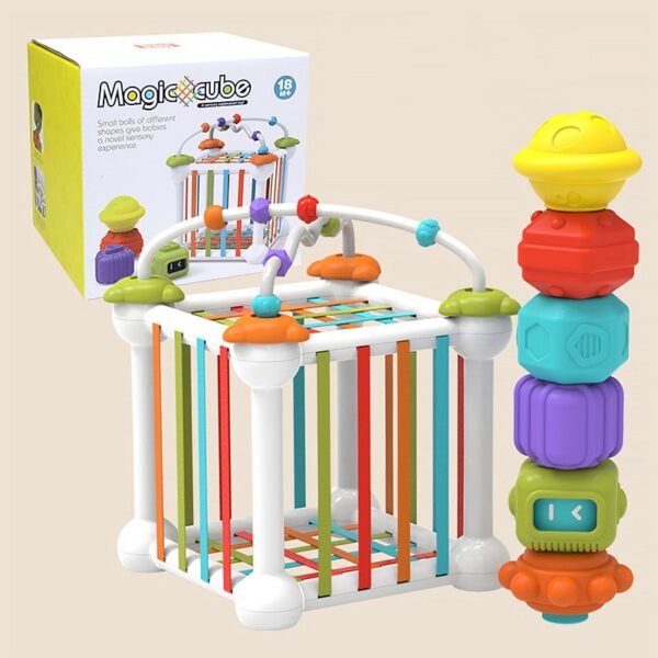 Blocs empilables arc-en-ciel - 5
