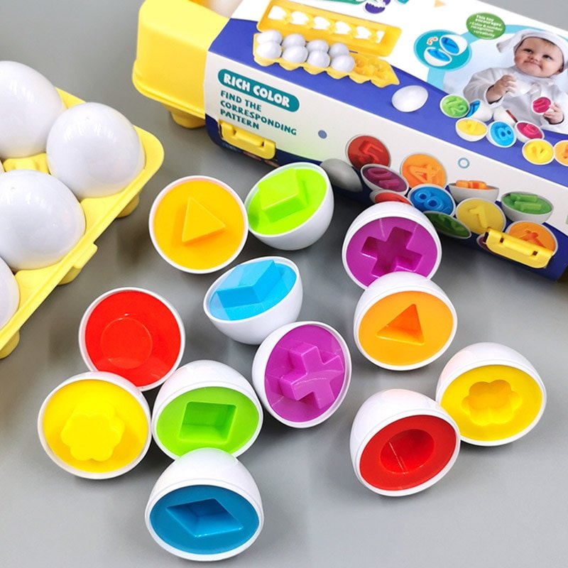 Oeufs Puzzles 3D Éducatifs