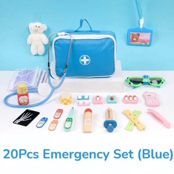 Kit de Médecin en Bois - 10