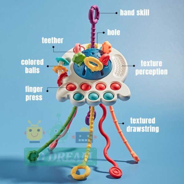Jouet d'Éveil Sensoriel Montessori - 8