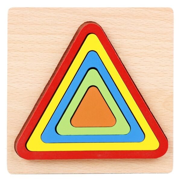 Puzzle de formes en bois - 11