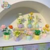 Ensemble de Fleurs en Blocs
