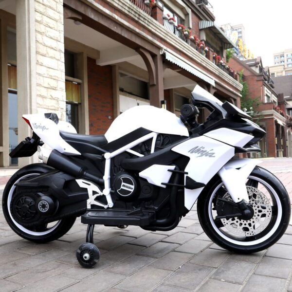 Moto électrique tricycle pour enfants avec lumières - 7