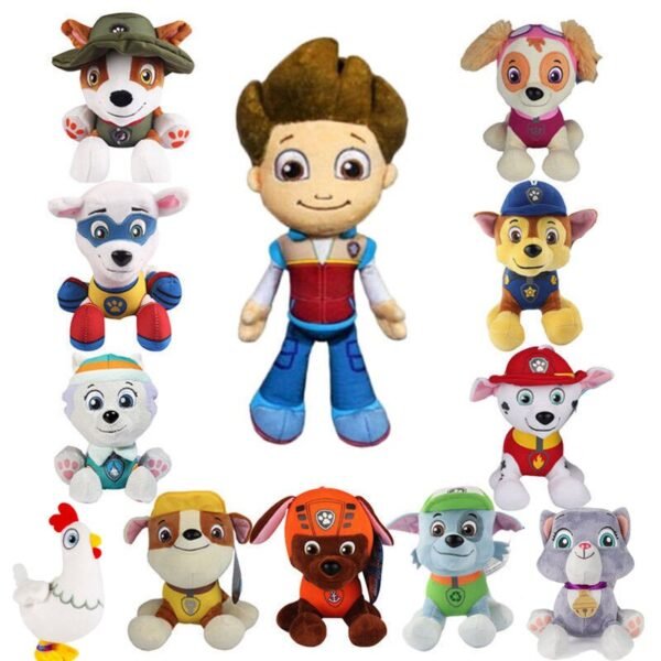 Peluches Patrouille de chiots style Tang (ensemble de 6) - 8