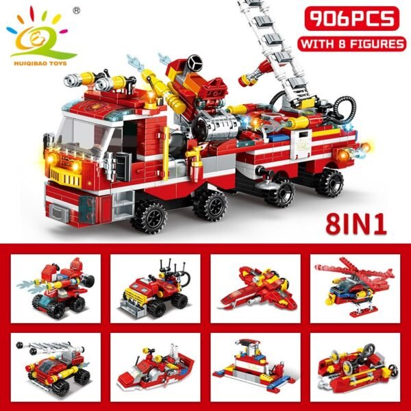 Camion de Pompier 8 en 1 - 4