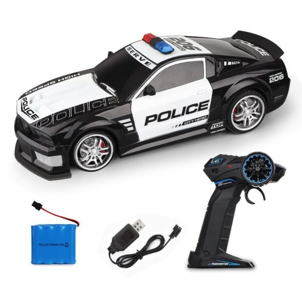 Voiture de Police Télécommandée - 7
