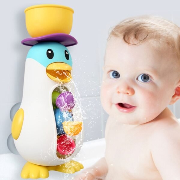 Jouets de Bain Pingouin et Canard