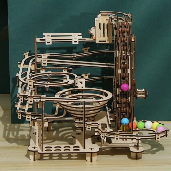 Circuit de Billes en Bois 3D - 2
