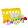 Oeufs assortis Montessori