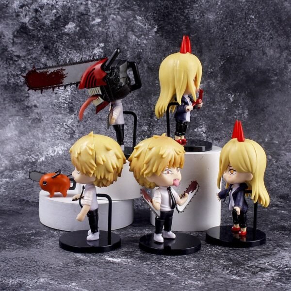 Lot de 6 Figurines "Chainsaw Man" Version Q - 3