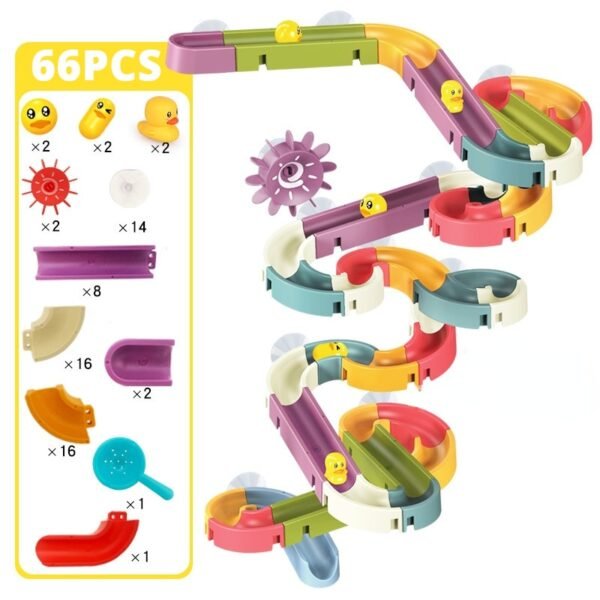 Jouets de Bain Canards et Toboggan - 4