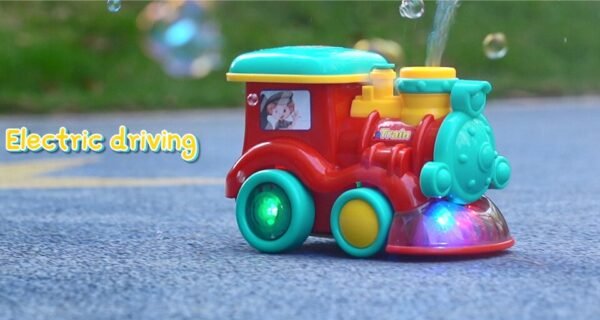 Train électrique faisant des bulles avec lumière et son - 4