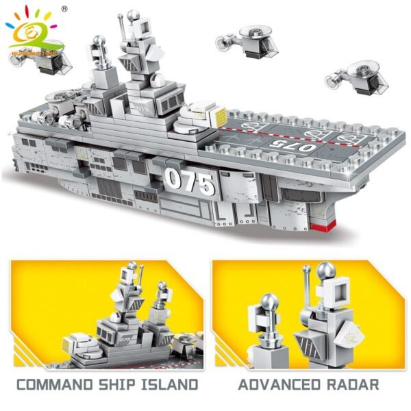 Kit de Construction de Navire Militaire - 2