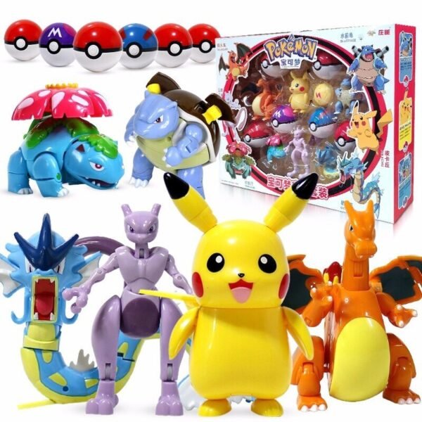 Lot de Poke Balls transformables - 22